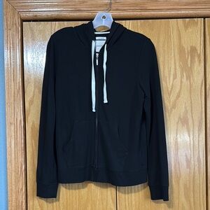 Thread & Supply Black Zip-Up Hoodie
